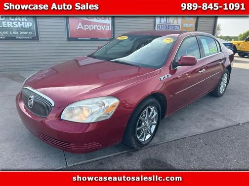 Red 2008 Buick Lucerne CXL