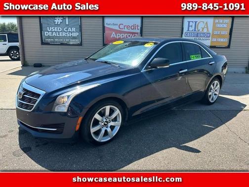 Blue 2015 Cadillac ATS 2.0L Turbo Luxury