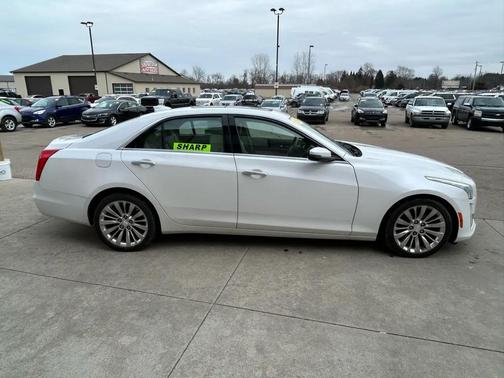 Crystal White Tricoat 2016 Cadillac CTS 2.0L Turbo Luxury