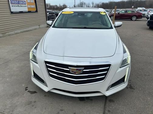 Crystal White Tricoat 2016 Cadillac CTS 2.0L Turbo Luxury