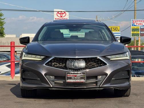 Modern Steel Metallic 2021 Acura TLX Technology