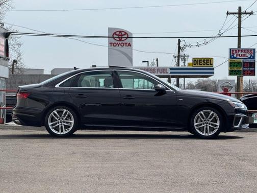 Mythos Black Metallic 2024 Audi A4 45 S line Premium Plus