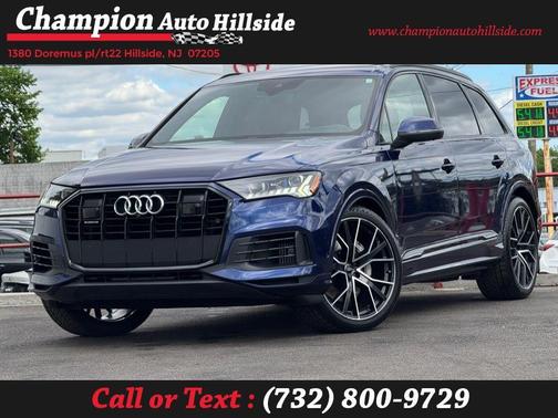 Navarra Blue Metallic 2021 Audi Q7 55 Prestige