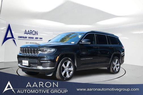 Diamond Black Crystal Pearlcoat 2021 Jeep Grand Cherokee L Limited