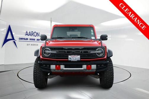 Hot Pepper Red Metallic Tinted Clearcoat 2023 Ford Bronco Raptor