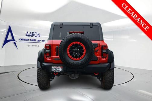 Hot Pepper Red Metallic Tinted Clearcoat 2023 Ford Bronco Raptor