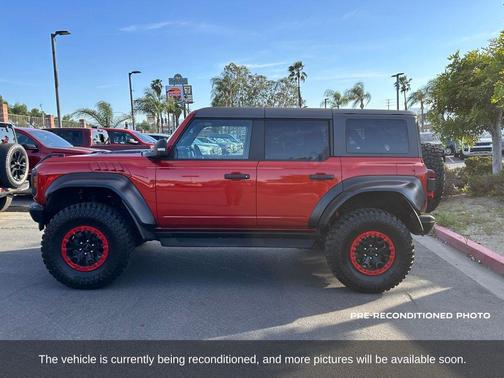 Hot Pepper Red Metallic Tinted Clearcoat 2023 Ford Bronco Raptor