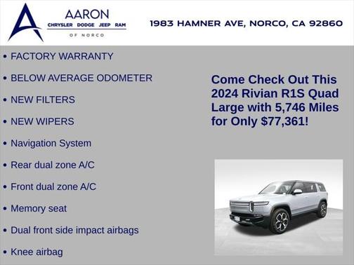2024 Rivian R1S Adventure Quad Motor Large Pack