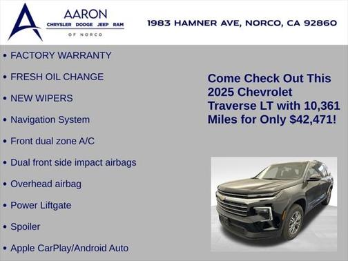 2025 Chevrolet Traverse LT