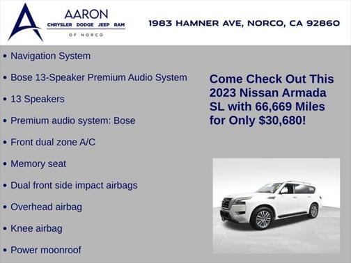 2023 Nissan Armada SL 2WD