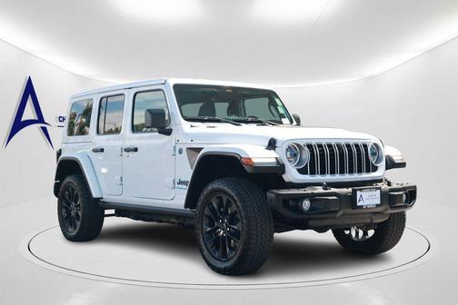 Bright White Clearcoat 2025 Jeep Wrangler 4xe Sahara