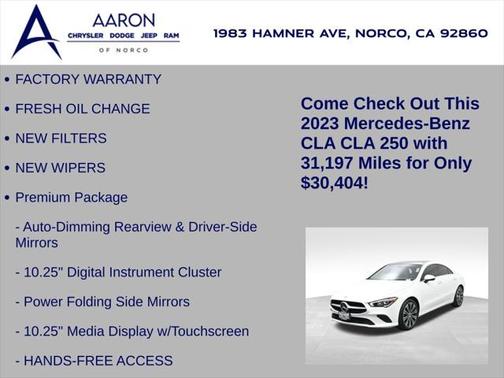 2023 Mercedes-Benz CLA 250 Base