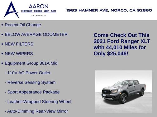 2021 Ford Ranger XLT