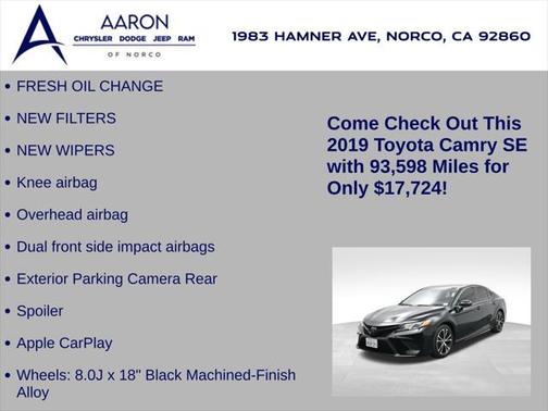 2019 Toyota Camry SE