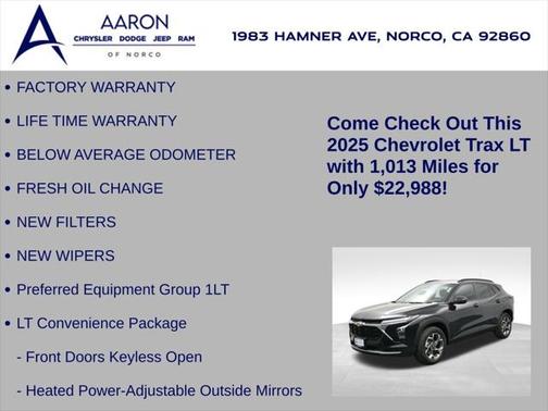 2025 Chevrolet Trax LT