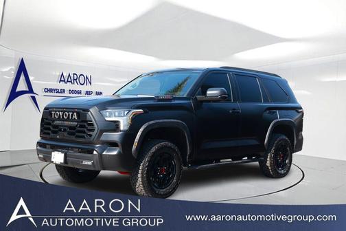 Midnight Black Metallic 2023 Toyota Sequoia TRD Pro