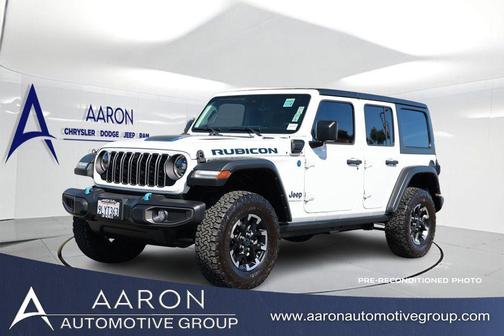 Bright White Clearcoat 2024 Jeep Wrangler 4xe Rubicon