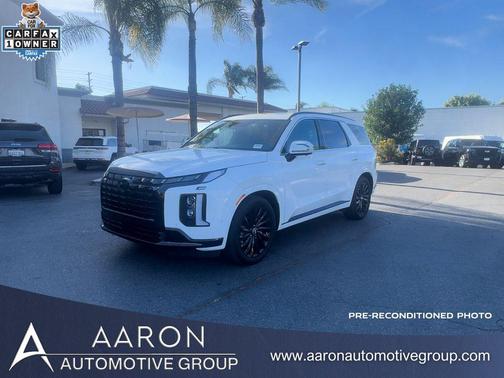 Hyper White 2024 Hyundai PALISADE Calligraphy Night Edition