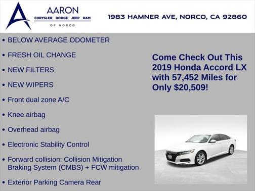 2019 Honda Accord LX