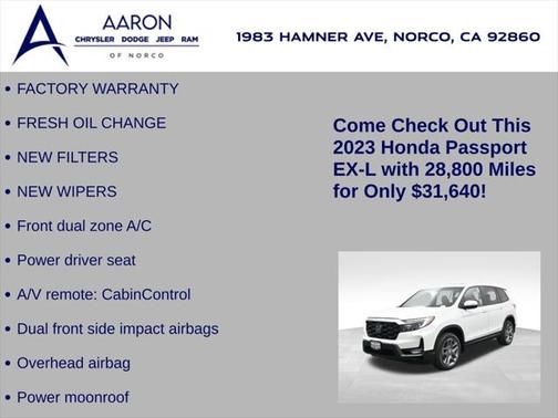 2023 Honda Passport AWD EX-L