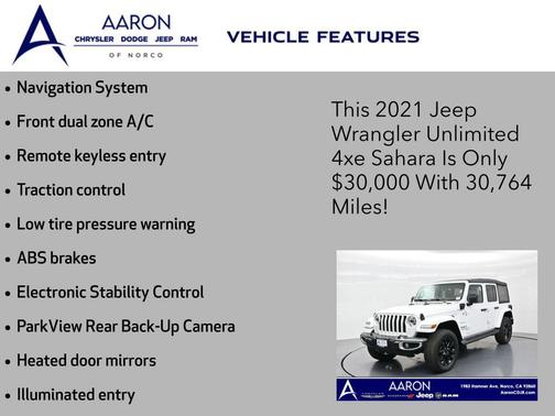2021 Jeep Wrangler Unlimited 4xe Sahara