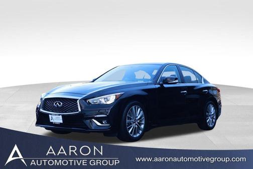 Black Obsidian 2024 INFINITI Q50 3.0t LUXE