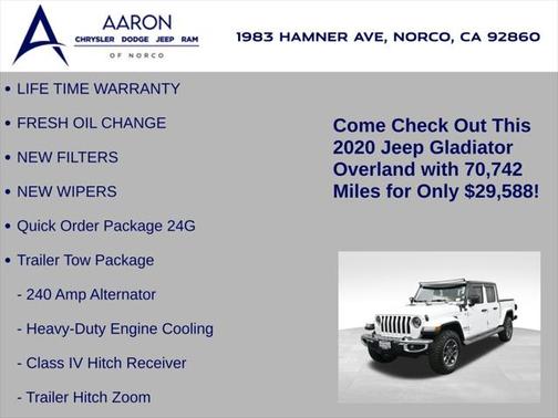 2020 Jeep Gladiator Overland
