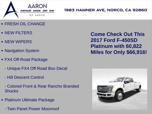 2017 Ford F-450 Platinum