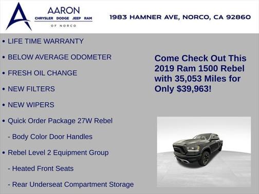 2019 RAM 1500 Rebel