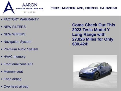 2023 Tesla Model Y Long Range Dual Motor All-Wheel Drive
