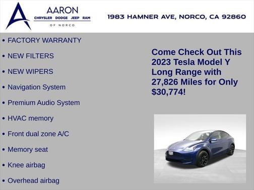 2023 Tesla Model Y Long Range Dual Motor All-Wheel Drive