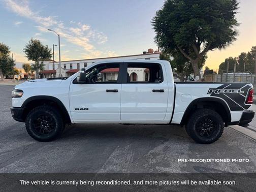 Bright White Clearcoat 2025 RAM 1500 Rebel