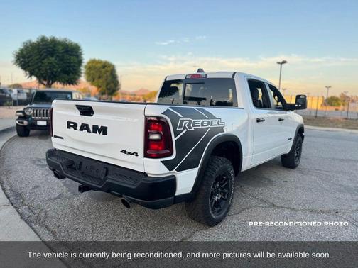 Bright White Clearcoat 2025 RAM 1500 Rebel