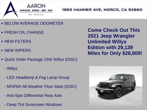 2021 Jeep Wrangler Willys