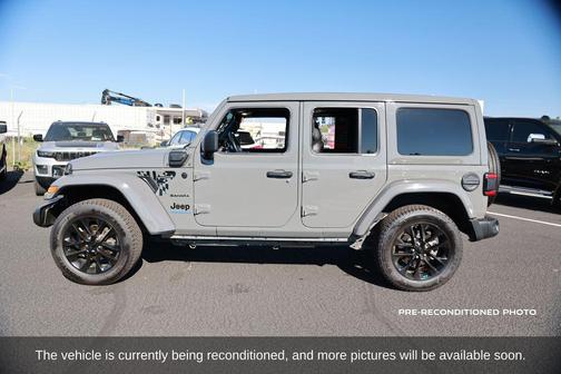 Sting-Gray Clearcoat 2023 Jeep Wrangler 4xe Sahara
