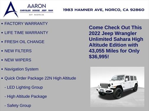 2022 Jeep Wrangler Unlimited Sahara