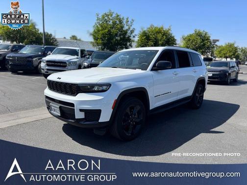 Bright White Clearcoat 2023 Jeep Grand Cherokee L Altitude