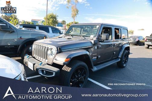 Granite Crystal Metallic Clearcoat 2022 Jeep Wrangler Unlimited 4xe Sahara