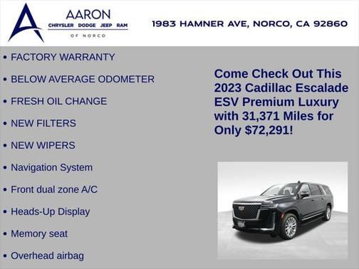 2023 Cadillac Escalade ESV Premium Luxury
