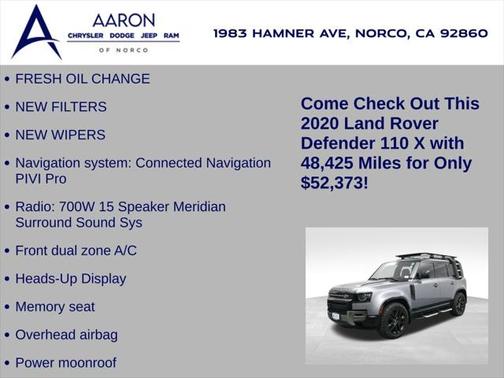 2020 Land Rover Defender 110 X