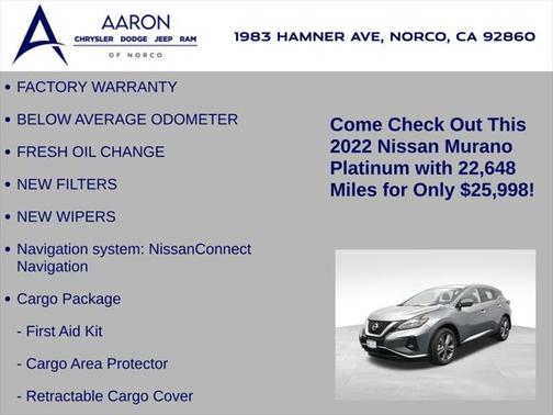 2022 Nissan Murano Platinum FWD