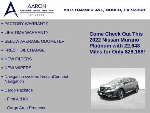 2022 Nissan Murano Platinum FWD