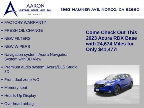 2023 Acura RDX A-Spec Advance Package