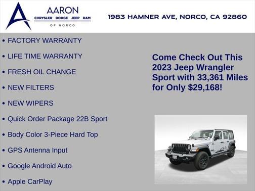 2023 Jeep Wrangler Sport