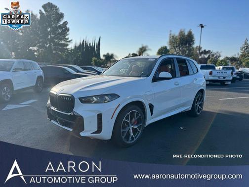 Alpine White 2024 BMW X5 PHEV xDrive50e