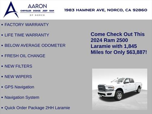 2024 RAM 2500 Laramie Crew Cab 4x4 6'4' Box