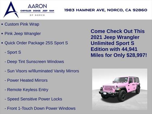 2021 Jeep Wrangler Unlimited Sport