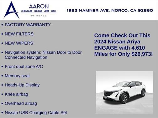 2024 Nissan ARIYA ENGAGE