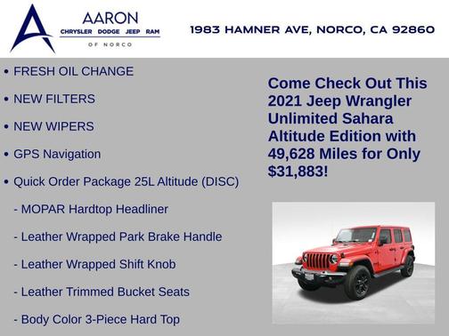 2021 Jeep Wrangler Unlimited Sahara