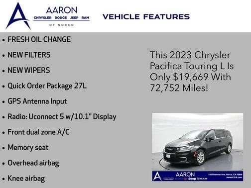 2023 Chrysler Pacifica Touring L